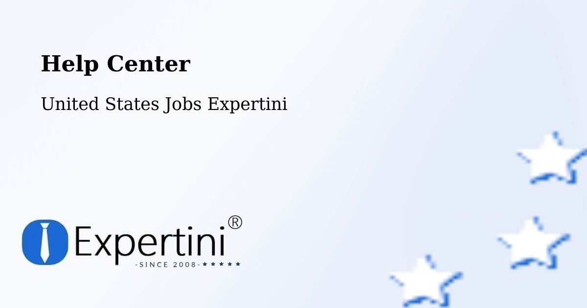 Help Center – Jackson - United States Jobs Expertini